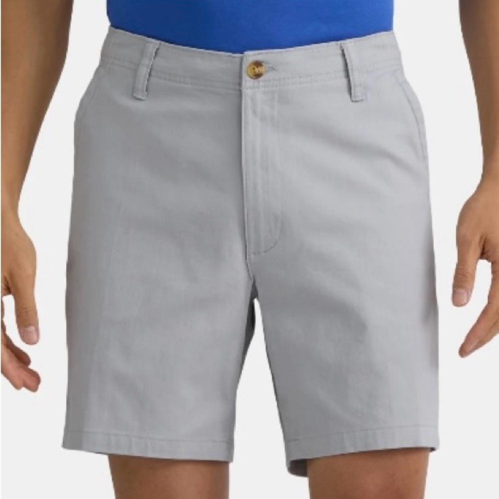 George Men’s Flat Front Above the Knee 9” Inseam Relaxed Fit Shorts Size 44